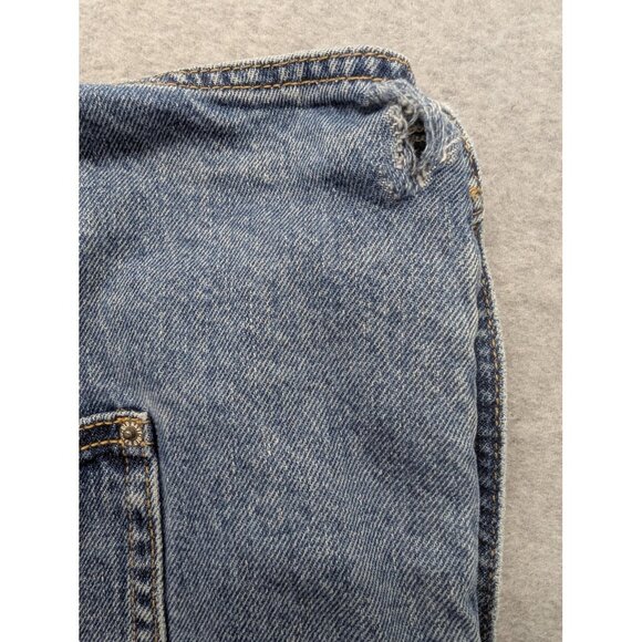 Old Navy Overalls Womens 26 Blue Denim Bib Carpenter Pockets 100% Cotton - Picture 13 of 16